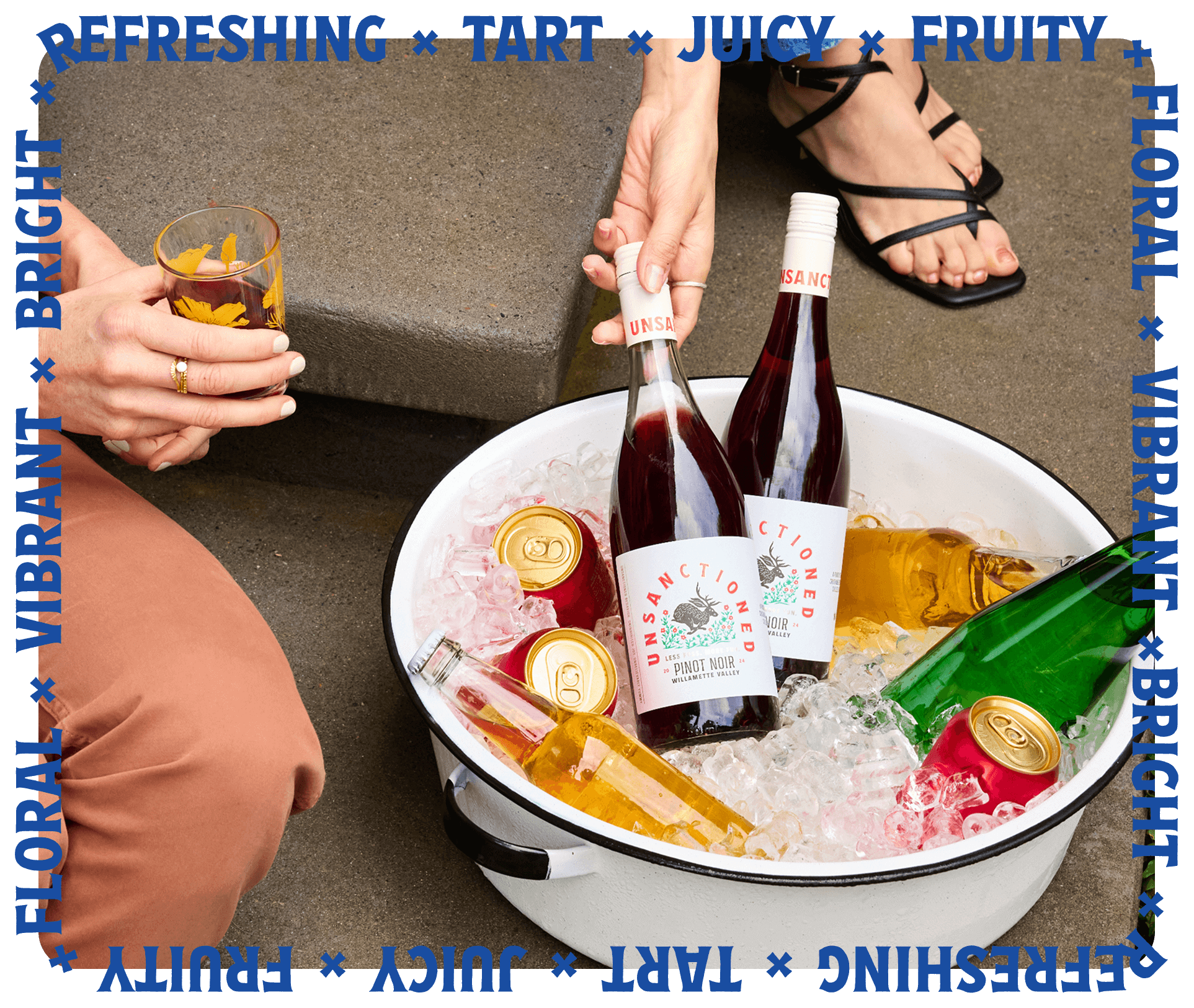 Refreshing x Tart x Juicy x Fruity x Floral x Vibrant x Bright